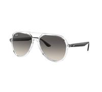 Ray - Ban Unisex Ray - Ban RB4376 647711 Occhiali da sole Iniettato Trasparente Grigio Pilot Normale Sfumato