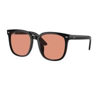 Ray - Ban Unisex Ray - Ban RB4401D 601/74 Occhiali da sole Iniettato Nero Arancione Squadrata Normale