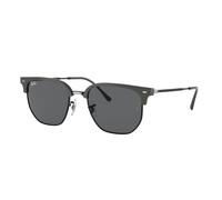 Ray - Ban Unisex Ray - Ban RB4416 NEW CLUBMASTER 6653B1 Occhiali da sole Acetato Grigio Grigio Geometrica Normale
