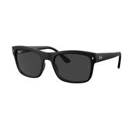 Ray - Ban Unisex Ray - Ban RB4428 601S48 Occhiali da sole Acetato Nero Nero Squadrata Polarizzata