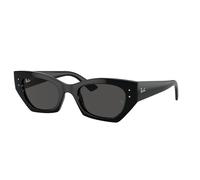 Ray - Ban Unisex Ray - Ban RB4430 ZENA 667787 Occhiali da sole Iniettato Nero Grigio Geometrica Normale