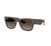 Ray - Ban Unisex Ray - Ban RB4840S 6124T5 Occhiali da sole Peek Marrone Marrone Squadrata Polarizzata Sfumato