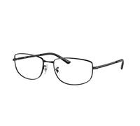 Ray - Ban Unisex Ray - Ban RX3732V 2509 Montature da vista Metallo Nero Trasparente Geometrica Normale