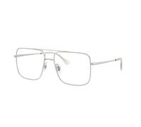Ray - Ban Unisex Ray - Ban RX3758V ARI 2501 Montature da vista Metallo Argento Trasparente Squadrata Normale