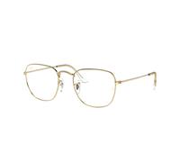 Ray - Ban Unisex Ray - Ban RX3857V FRANK 3086 Montature da vista Metallo Oro Trasparente Squadrata Normale