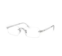 Ray - Ban Unisex Ray - Ban RX3928V 2501 Montature da vista Metallo Argento Trasparente Squadrata Normale