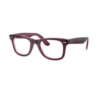 Ray - Ban Unisex Ray - Ban RX4340V WAYFARER EASE 8364 Montature da vista Acetato Viola Trasparente Squadrata Normale