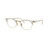 Ray - Ban Unisex Ray - Ban RX5154 CLUBMASTER 5762 Montature da vista Acetato Trasparente Trasparente Squadrata Normale