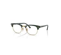 Ray - Ban Unisex Ray - Ban RX5154 CLUBMASTER 8233 Montature da vista Acetato Verde Trasparente Squadrata Normale
