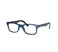 Ray - Ban Unisex Ray - Ban RX5228 8053 Montature da vista Acetato Blu Trasparente Squadrata Normale