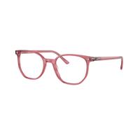 Ray - Ban Unisex Ray - Ban RX5397 ELLIOT 8440 Montature da vista Acetato Rosa Trasparente Geometrica Normale