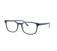 Ray - Ban Unisex Ray - Ban RX5418 8324 Montature da vista Acetato Blu Trasparente Pillow Normale