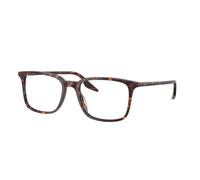 Ray - Ban Unisex Ray - Ban RX5421 8423 Montature da vista Acetato Rosso Trasparente Squadrata Normale