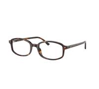 Ray - Ban Unisex Ray - Ban RX5432 SAM 2012 Montature da vista Acetato Tartaruga Trasparente Geometrica Normale