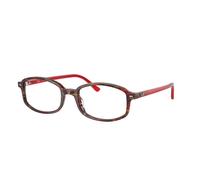 Ray - Ban Unisex Ray - Ban RX5432 SAM 8396 Montature da vista Acetato Multi-colore Trasparente Geometrica Normale