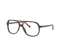 Ray-Ban Montature da vista quadrate unisex Rx5698, Havana/Demo Lens, 56 mm