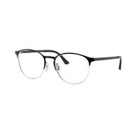 Ray - Ban Unisex Ray - Ban RX6375 2861 Montature da vista Metallo Nero Trasparente Pantos Normale