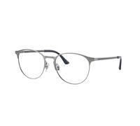 Ray - Ban Unisex Ray - Ban RX6375 3135 Montature da vista Metallo Grigio Trasparente Pantos Normale