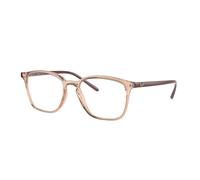 Ray - Ban Unisex Ray - Ban RX7185 5940 Montature da vista Iniettato Marrone Trasparente Squadrata Normale