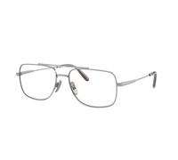 Ray - Ban Unisex Ray - Ban RX8797 WILLIAM TITANIUM 1002 Montature da vista Titanio Argento Trasparente Squadrata Normale
