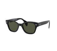Ray - Ban Unisex RB0880S 901/31 Occhiali da sole Plastica Nero Verde Squadrata