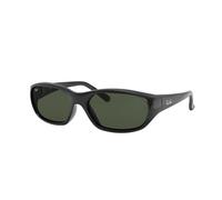Ray - Ban Unisex RB2016 DADDY-O 601/31 Occhiali da sole Iniettato Nero Verde G15 Squadrata Normale
