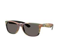 Ray - Ban Unisex RB2132 NEW WAYFARER 6822B1 Occhiali da sole Nylon Nero Grigio Squadrata Normale