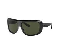 Ray - Ban Unisex RB2196 BLAIR 901/31 Occhiali da sole Plastica Nero Verde Squadrata Normale