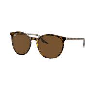 Ray - Ban Unisex RB2204 139357 Occhiali da sole Acetato Marrone Marrone Pantos Polarizzata