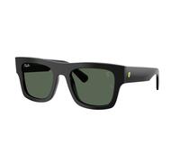 Ray - Ban Unisex RB2217M F60171 Occhiali da sole Acetato Nero Verde Squadrata Normale
