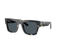 Ray - Ban Unisex RB2217M F70387 Occhiali da sole Acetato Tartaruga Grigio Squadrata Normale