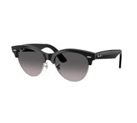 Ray - Ban Unisex RB2341 CLUBMASTER WAY 1354M3 Occhiali da sole Acetato Nero Grigio Squadrata Polarizzata Sfumato