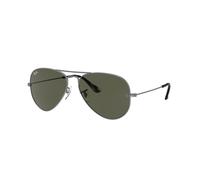 Ray - Ban Unisex RB3025 AVIATOR 919031 Occhiali da sole Metallo Grigio G15 Pilot Normale