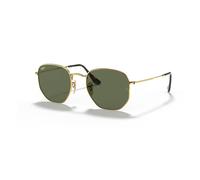 Ray - Ban Unisex RB3548N HEXAGONAL 001 Occhiali da sole Metallo Oro G15 Geometrica Normale