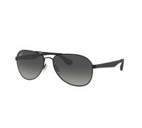 Ray - Ban Unisex RB3549 002/T3 Occhiali da sole Metallo Nero Grigio Pilot Polarizzata