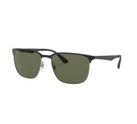 Ray - Ban Unisex RB3569 90049A Occhiali da sole Metallo Nero G15 Squadrata Polarizzata