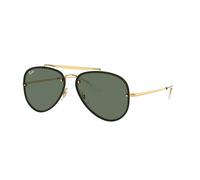Ray - Ban Unisex RB3584N BLAZE AVIATOR 905071 Occhiali da sole Metallo Oro Verde Pilot Normale