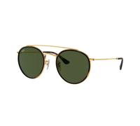 Ray - Ban Unisex RB3647N 001 Occhiali da sole Metallo Oro G15 Rotonda Normale
