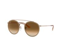 Ray - Ban Unisex RB3647N 907051 Occhiali da sole Metallo Bronzo Rotonda Normale Sfumato