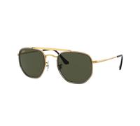 Ray - Ban Unisex RB3648M THE MARSHAL II 923931 Occhiali da sole Acciaio Oro Verde Geometrica Normale