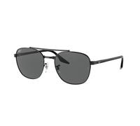 Ray - Ban Unisex RB3688 002/B1 Occhiali da sole Metallo Nero Grigio Squadrata Normale