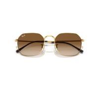 Ray - Ban Unisex RB3694 JIM 001/51 Occhiali da sole Metallo Oro Marrone Geometrica Normale Sfumato