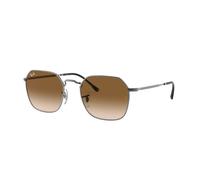 Ray - Ban Unisex RB3694 JIM 004/51 Occhiali da sole Metallo Grigio Marrone Geometrica Normale Sfumato