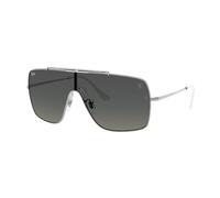 Ray - Ban Unisex RB3697M F1048G Occhiali da sole Metallo Argento Grigio Squadrata Normale Sfumato