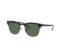 Occhiali da Sole Ray-Ban RB3716 CLUBMASTER METAL 186/58 MATTE BLACK ON BLACK