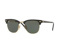 Ray - Ban Unisex RB3716 CLUBMASTER METAL 187 Occhiali da sole Metallo Nero G15 Squadrata Normale