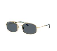 Ray - Ban Unisex RB3719 9278R5 Occhiali da sole Metallo Oro Blu Rotonda Normale
