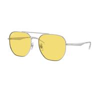 Ray - Ban Unisex RB3724D 003/85 Occhiali da sole Metallo Argento Giallo Geometrica Normale