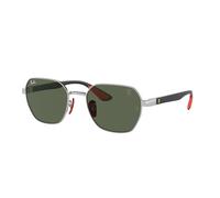 Ray - Ban Unisex RB3794M F03171 Occhiali da sole Metallo Argento Verde Geometrica Normale