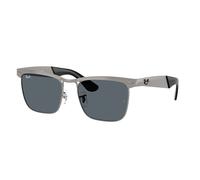 Ray - Ban Unisex RB3875 WAYFARER DELUXE 029/R5 Occhiali da sole Metallo Canna di fucile Blu Squadrata Normale
